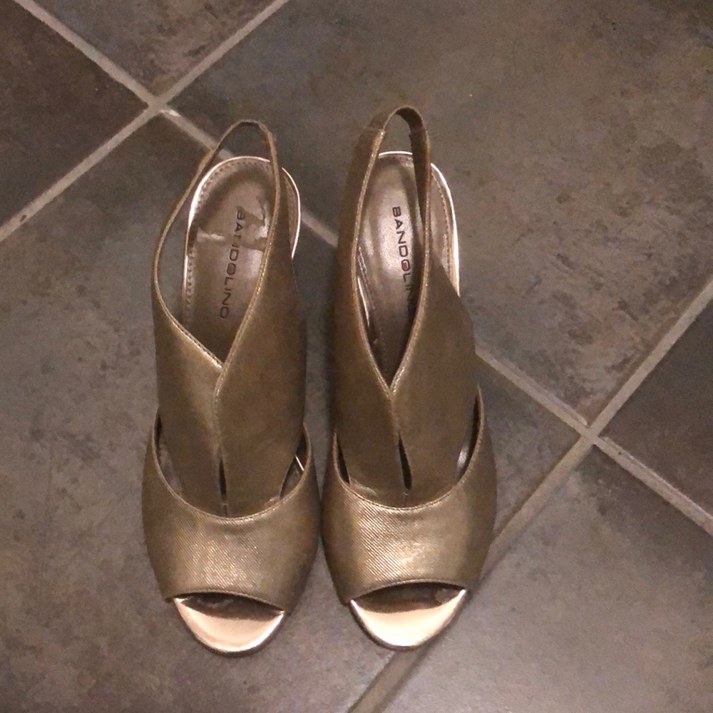 Gold heels